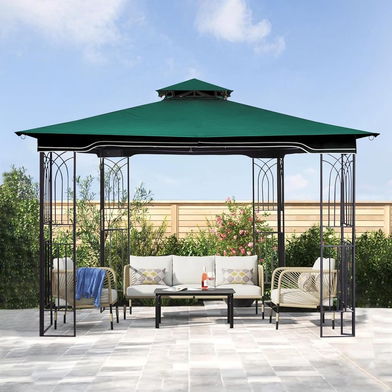 SCOCANOPY Replacement Gazebo Canopy for 10 x 12 Regency II Patio Gazebo Model L-GZ798PST,A101004104,A101004105,(Forest Green) - Image 2